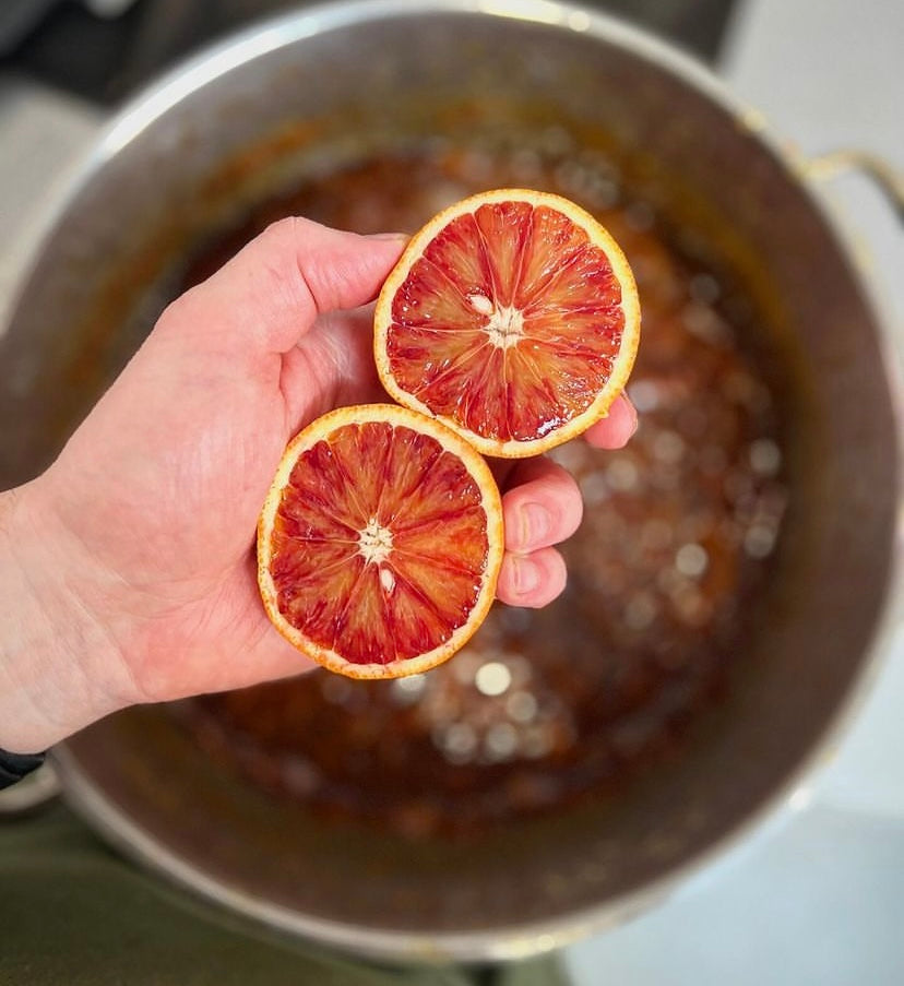 Caramelised Blood Orange Dessert