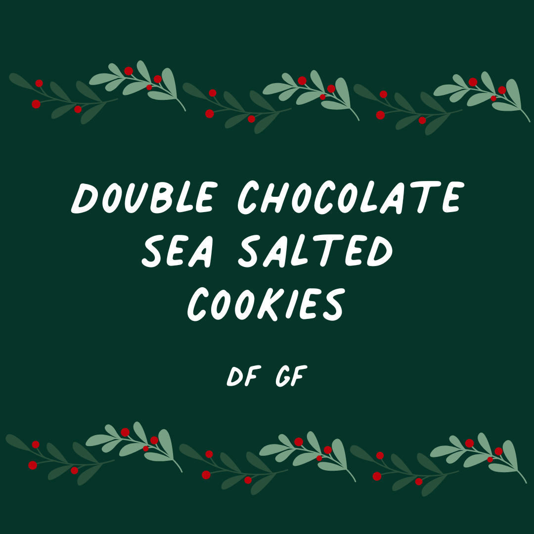 Double Chocolate & Sea Salted Cookies