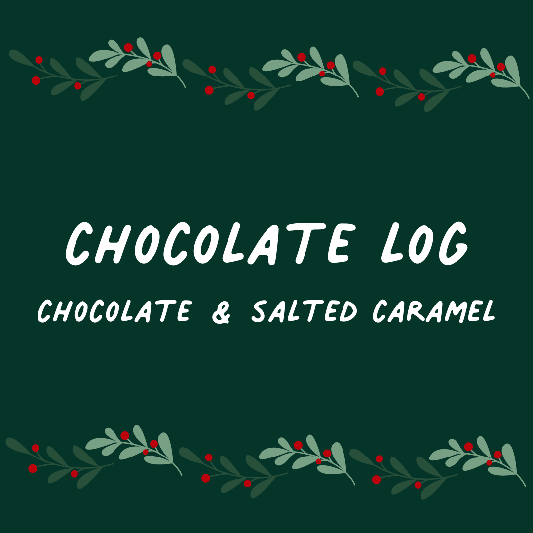 Chocolate & Salted Caramel Log