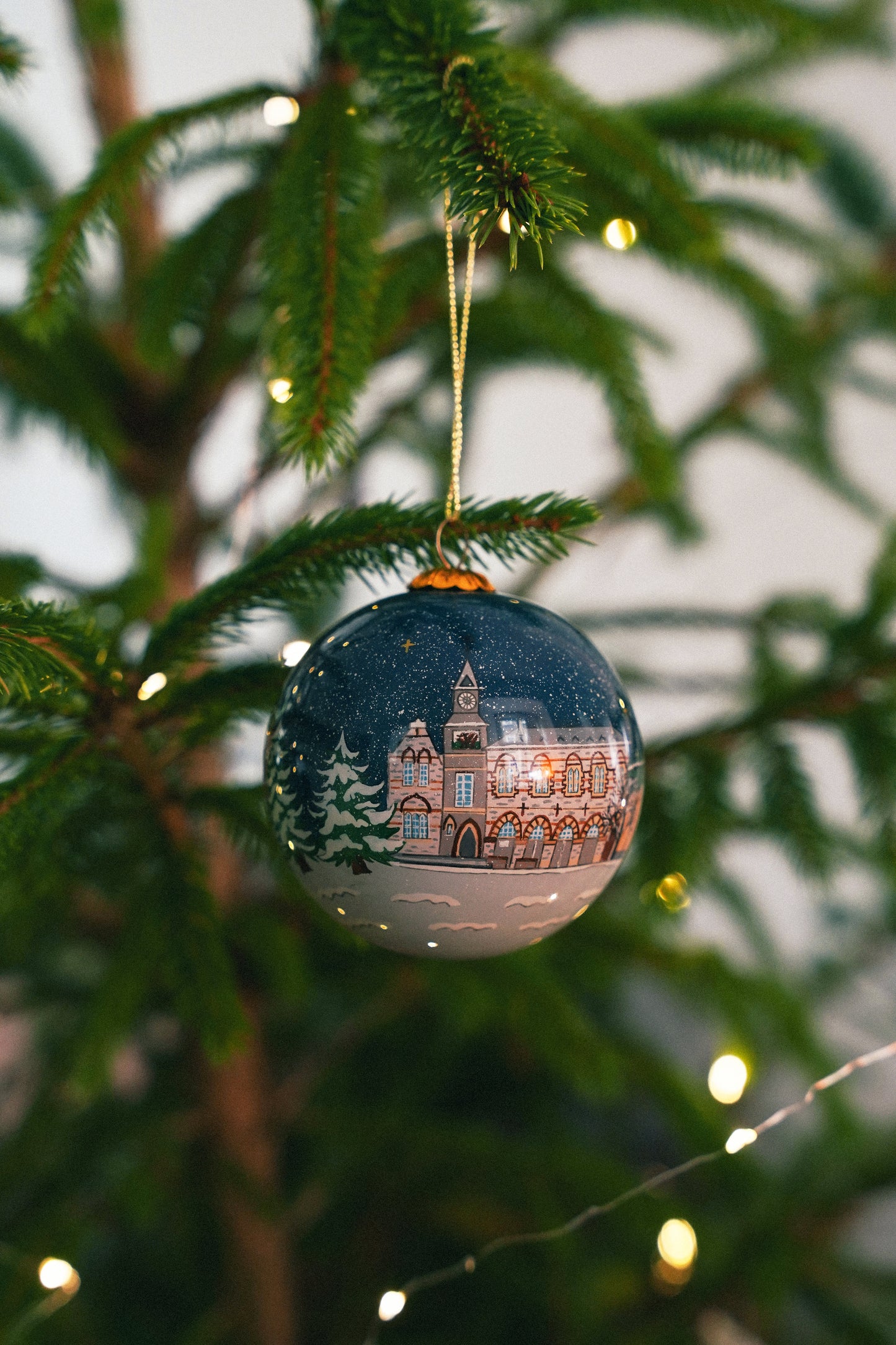 Hand-Painted 'Aberteifi' Bauble