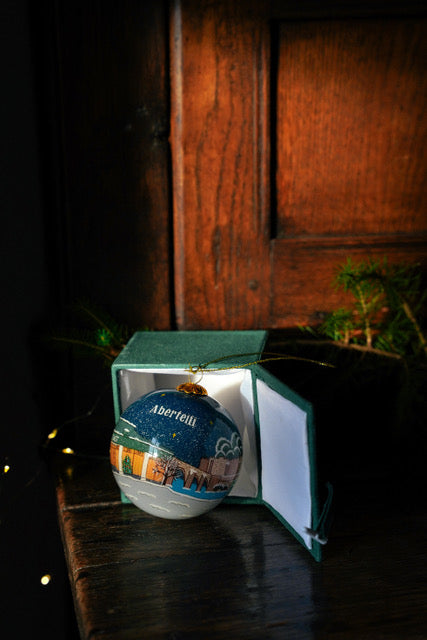 Hand-Painted 'Aberteifi' Bauble