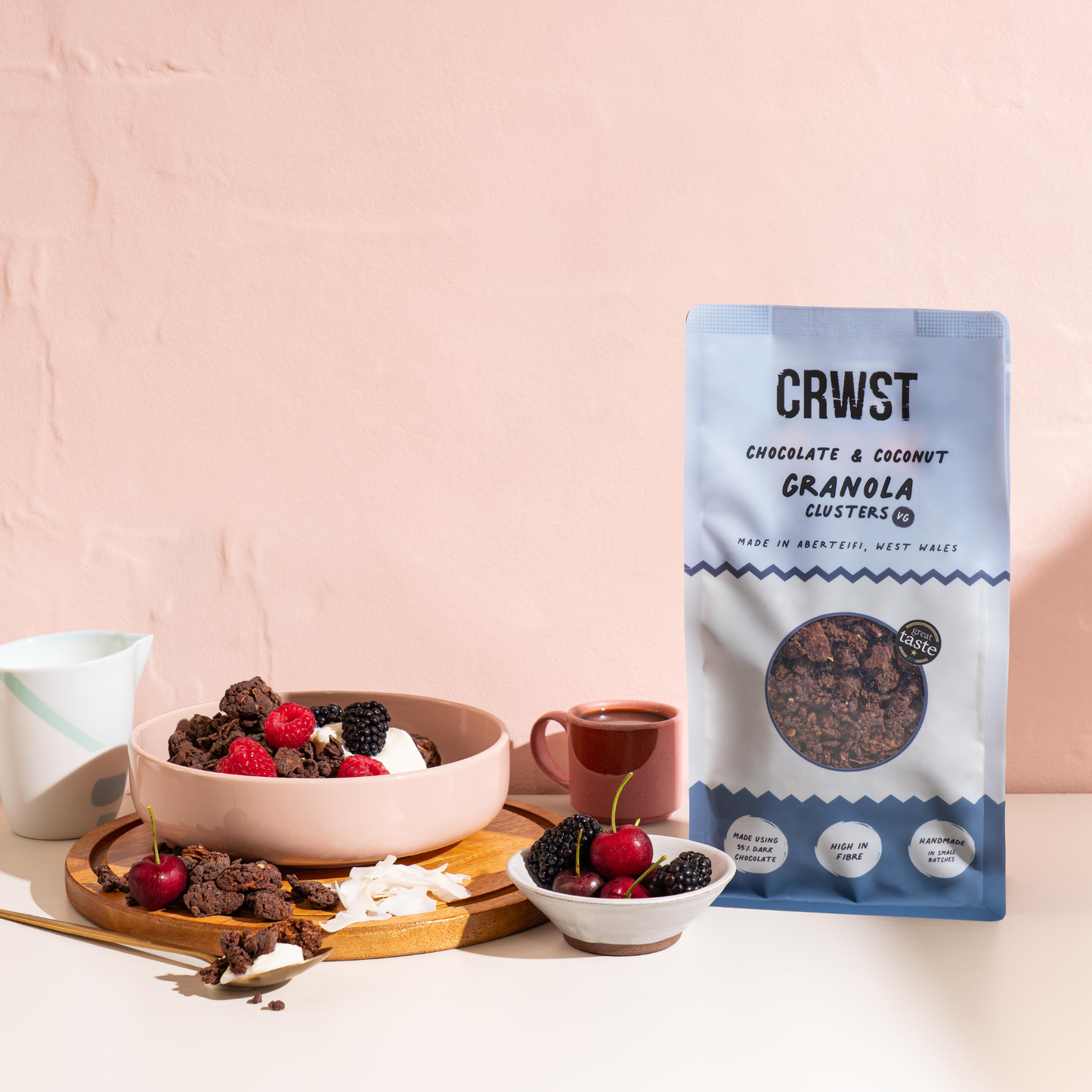 Chocolate & Coconut Granola Clusters VG