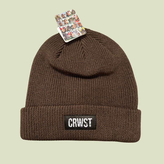 Crwst Ribbed Knit Beanie
