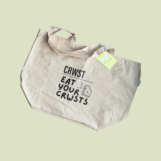 'Eat Your Crwsts' Tote Bag
