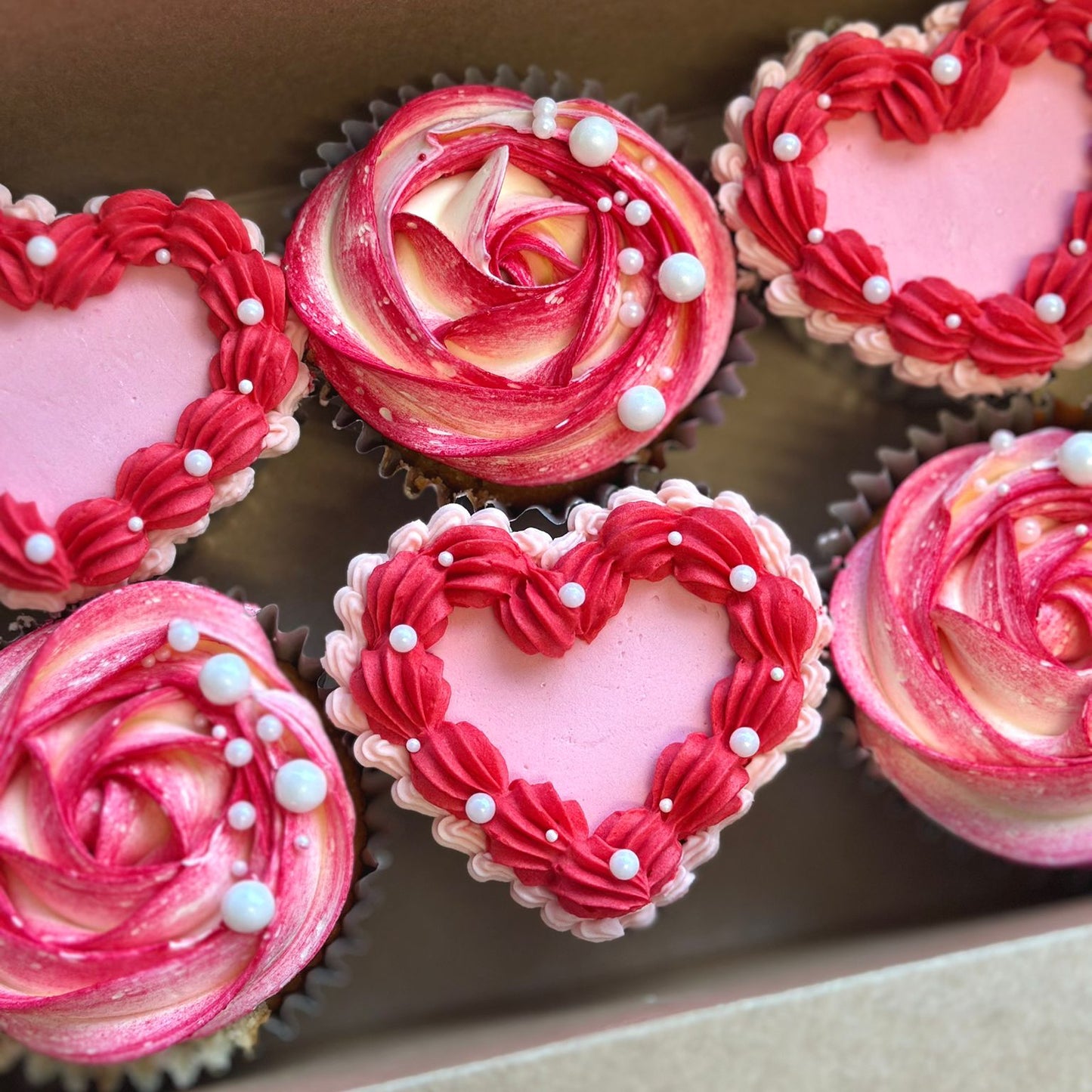 Santes Dwynwen / Valentine's Cupcakes