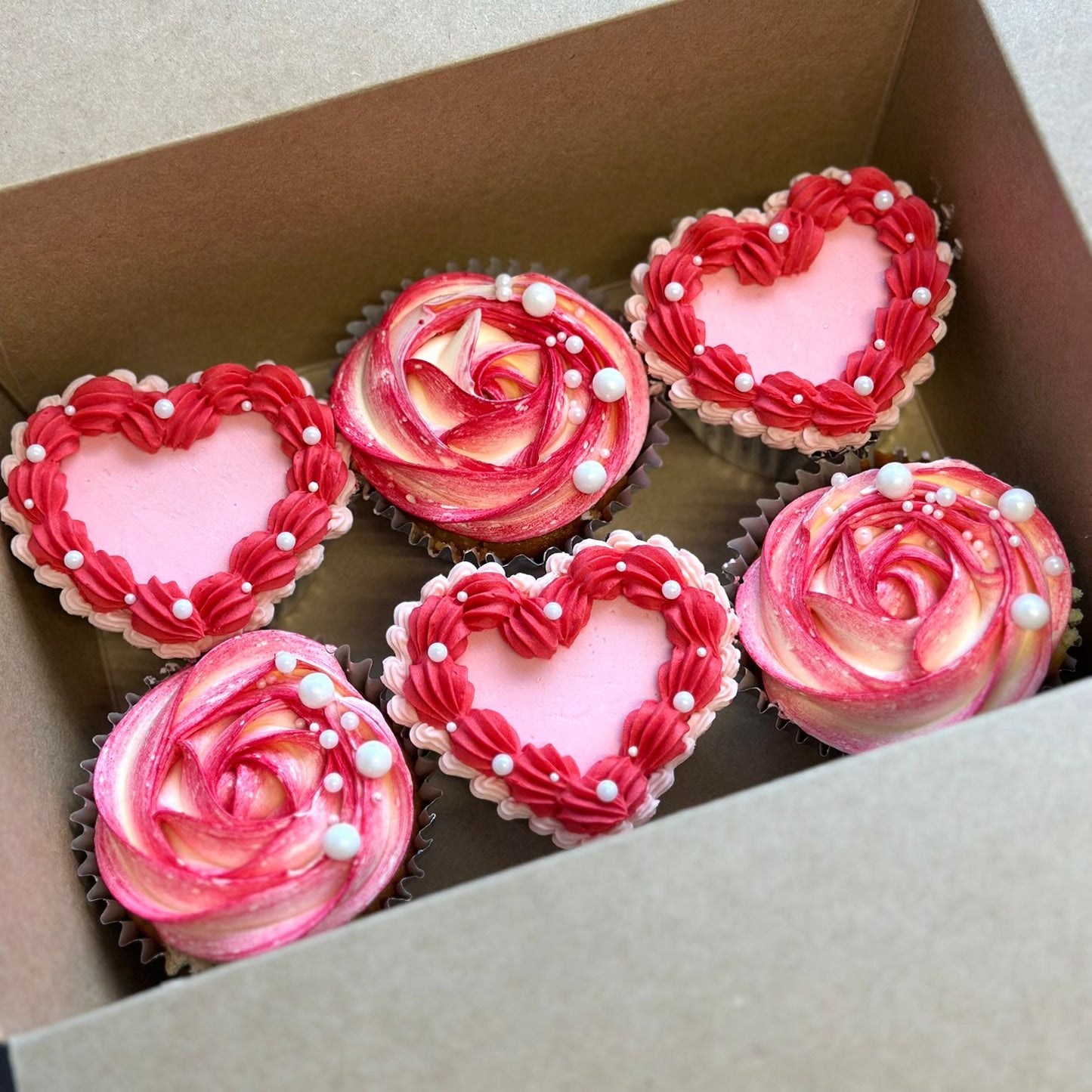 Santes Dwynwen / Valentine's Cupcakes