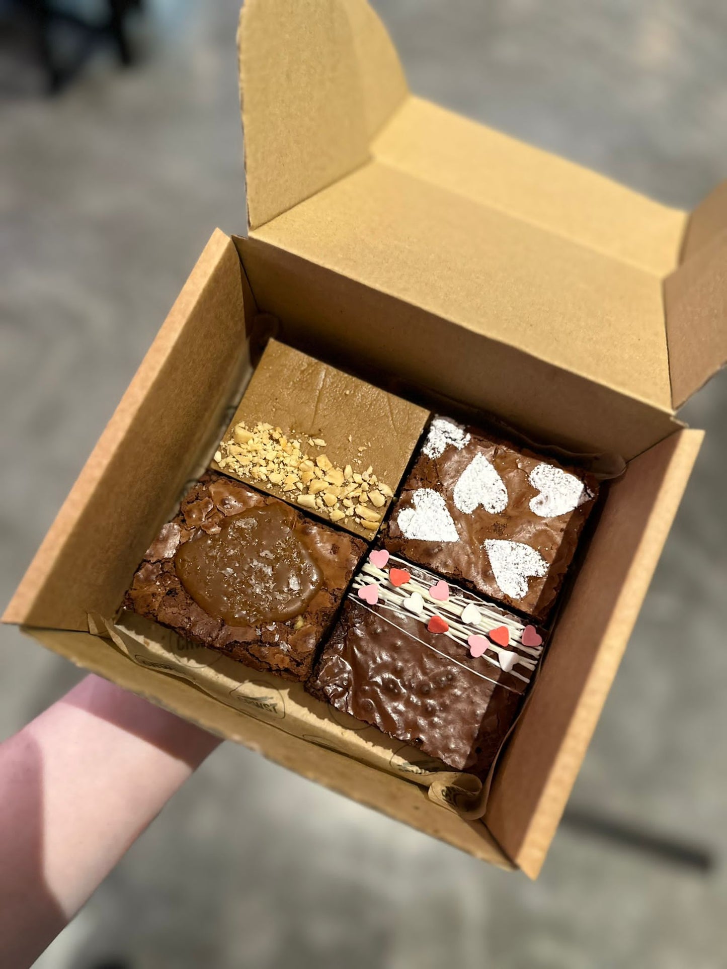 Valentine's Day Brownie Box