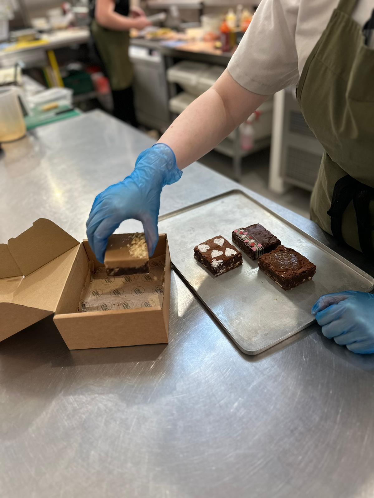 Valentine's Day Brownie Box